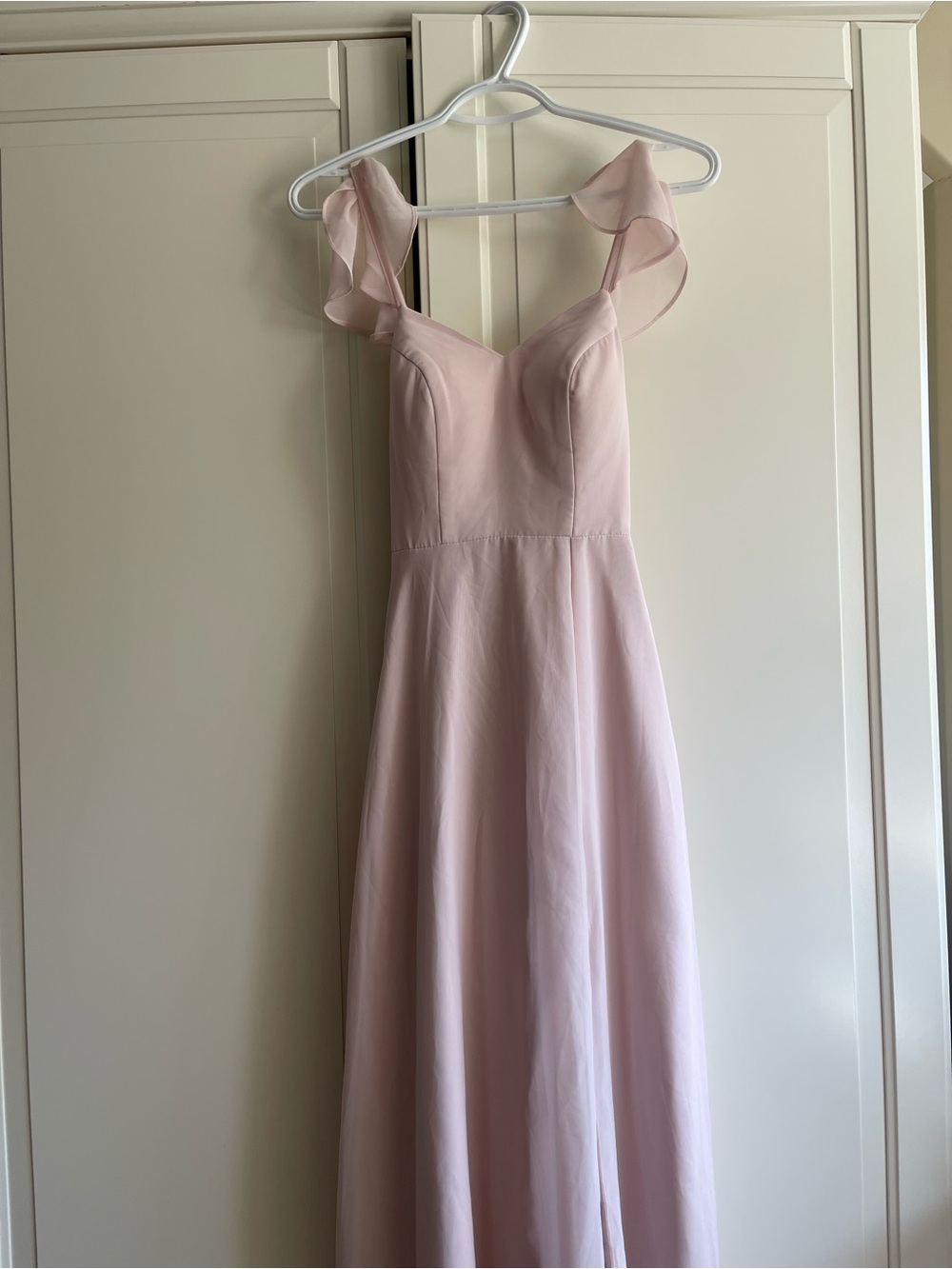 Azazie Everett Dress in Blushed Pink